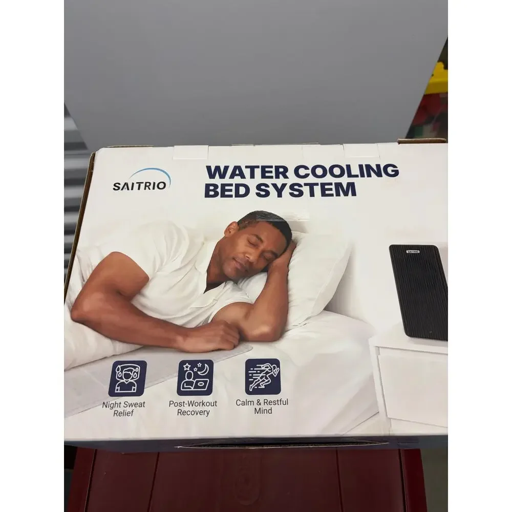 Cooling Mattr Pad, Active Hydro-Powered Bed Cooling System-NIB